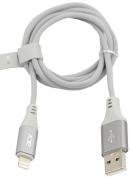 Кабель ACV USB-LD1SL USB A - Apple 8-pin, серый