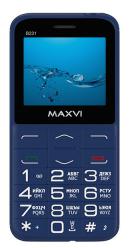 Телефон MAXVI B231, синий