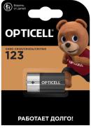 Батарейка Opticell CR123, в блистере 1 штука