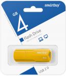 Флешка 4Gb SmartBuy CLUE Yellow