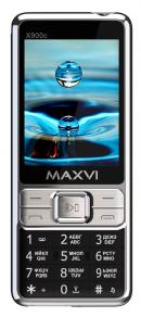 Мобильный телефон Maxvi X900c Black, металлический корпус