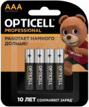 Батарейка Opticell Professional LR03 / AAA в блистере 4 штуки