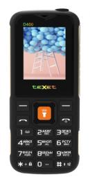 Телефон teXet TM-D400, 2 SIM, черный