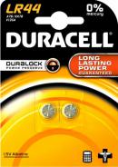 Батарейки Duracell A76/LR44 в блистере 2 штуки