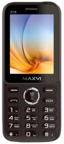 Телефон MAXVI K18, коричневый