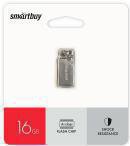 Флешка SmartBuy MU30 Metal 16 ГБ USB 2.0, серебристый