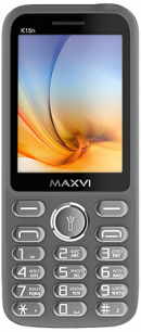 Телефон MAXVI K15n, серый