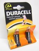 Батарейка AA Duracell 1500 LR6 в упаковке по 2 штуки