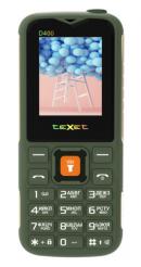 Телефон teXet TM-D400, 2 SIM, зеленый