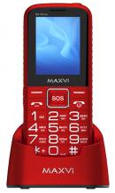 Телефон Maxvi B21ds up, 2 SIM, красный