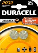 Батарейки Duracell CR2032 в блистере 2 штуки