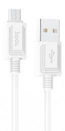 Кабель Hoco (X73) micro USB,  1 м, белый