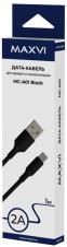 фото Кабель Maxvi (MC-A01) micro USB, 1м, 2A, черный